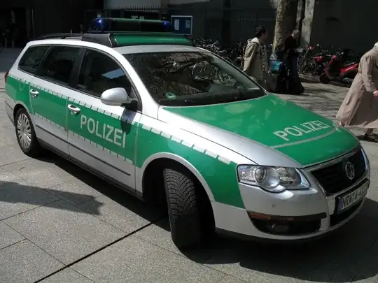 German Police car