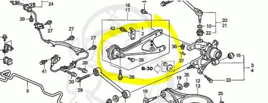 Honda Pilot Rear Suspension