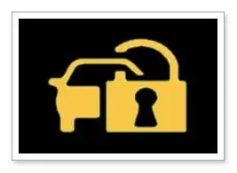 Example of a GM Security Icon Light