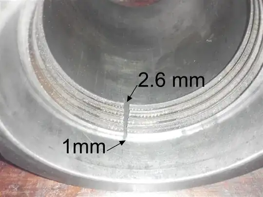 New "factory" oil rings with uneven gaps