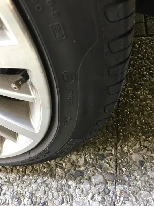 Tyre wall distortion 2nd photo