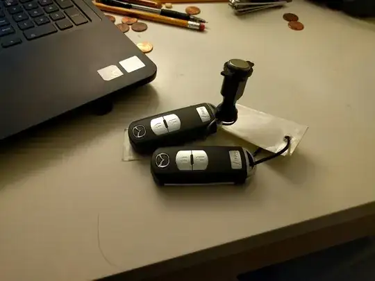 weird looking key fob