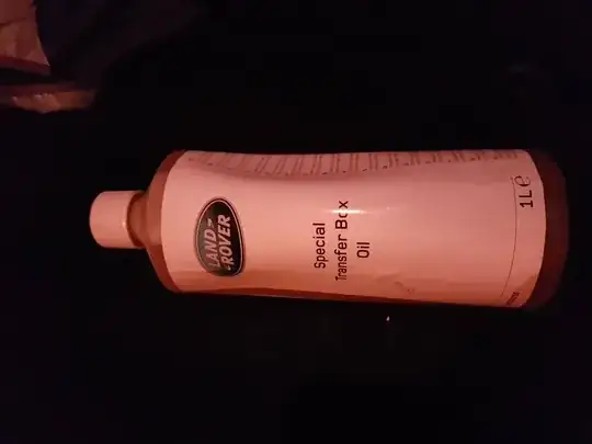 Special Transfer Box Oil