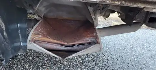 Exploded muffler