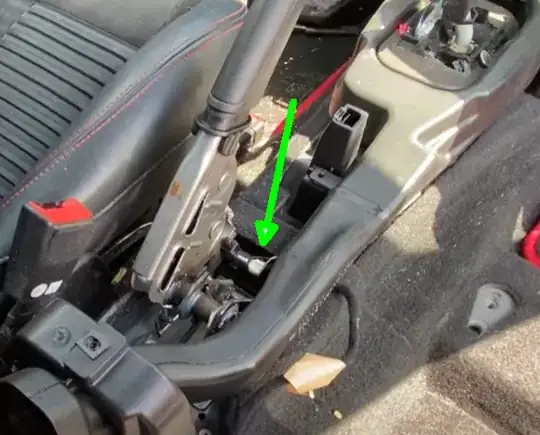 handbrake switch position