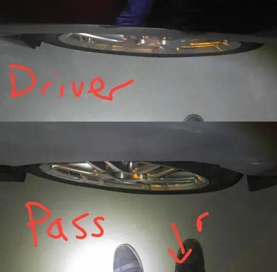 Tire alignment when straight