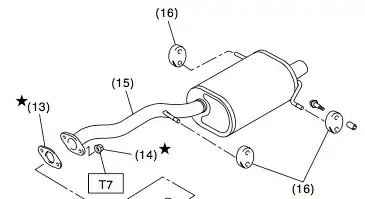Subaru Muffler