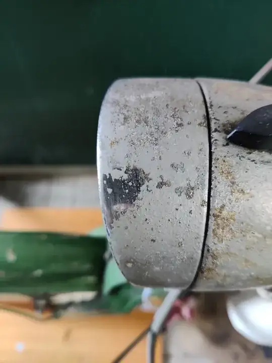 A chrome layer showing up on the headlights