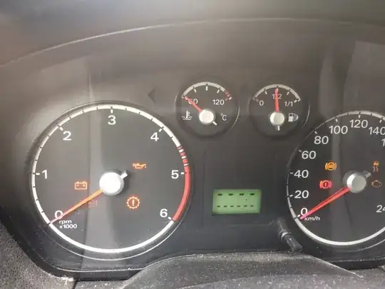 image of the tachometer