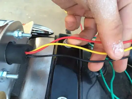 New brake light wiring