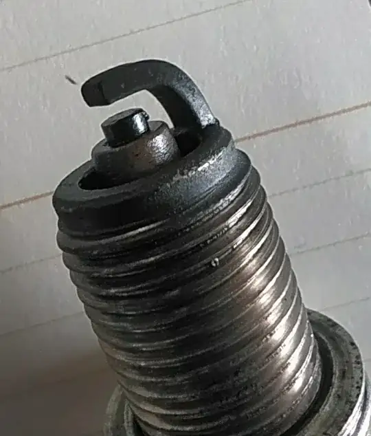 All of the spark plugs are in the same condition or worse