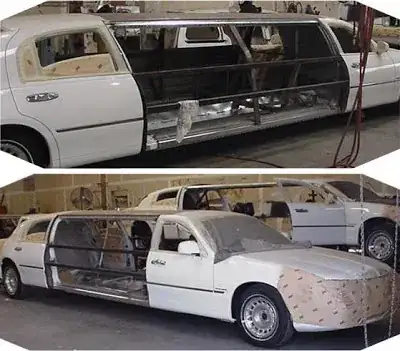 Photographs of limousines being built[3]