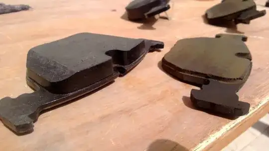 E39 M5 Brake Pads - new vs old
