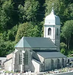 The church in Chaux-des-Crotenay