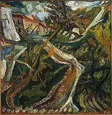 Chemin de la Fontaine des Tins at Céret, c. 1920, Henry and Rose Pearlman Collection on long-term loan to the Princeton University Art Museum