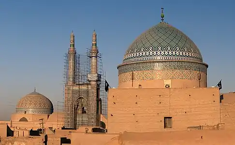 Dome of the Jameh Mosque of Yazd, Iran