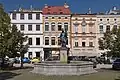 Fountain of St. Florian on Zámecké Square