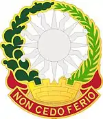 3rd Air Defense Artillery Regiment"Non Cedo Ferio"(I Yield Not I Strike)