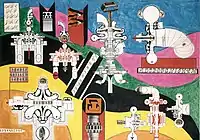 Adolf Hoffmeister, Nervousness and erotic tension between hydraulic human-machines, 1967