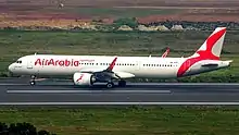 An AirArabia Airbus A321LR