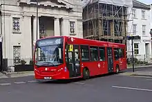 A single decker bus on Tower Transit route 488