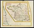 Nicolosi's map of France, 1660, University Library, University of Illinois Urbana-Champaign