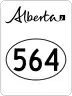 Highway 564 marker