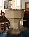 All Saints, Fornham All Saints, Font