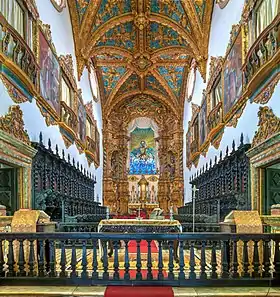 Image 27Interior of the Basilica and Convent of Nossa Senhora do Carmo in Recife, Brazil, built between 1665 and 1767 (from Baroque architecture)