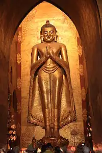 Buddha in Ananda Temple, Bagan, Myanmar, c. 1105