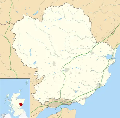 Guttry is located in Angus
