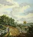 Painting of the bridge at Wedde by Assuerus Quaestius&nbsp;[fy] (1831)