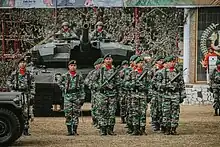 Indonesian Army Kostrad 2nd Infantry Division with the Indonesian MultiCam camo pattern