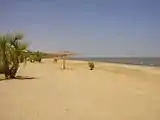 Beach At-Eliye Springs Hotel Resort On Lake Turkana