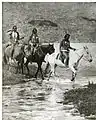 Blackfeet Indians At Ptarmigan Lake, Roland W. Reed