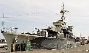 The Polish destroyer ORP Błyskawica: currently preserved as a museum ship in Gdynia.