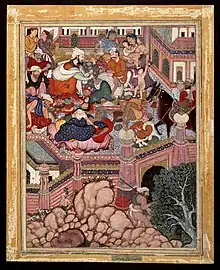 Umar, disguised as Mazmahil the Surgeon, practices quackery on the Sorcerers of Antali, c. 1570.