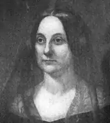 Portrait of Caroline Fillmore looking to her right