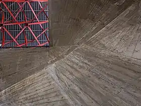 Jacques Vion fire station,  structural details (grande halle)