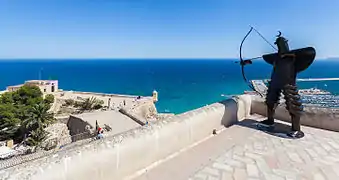 Sculpture of an archer