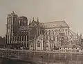 Cathedral of Notre Dame in Paris (1850)