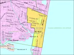 Census Bureau map of Bay Head, New Jersey