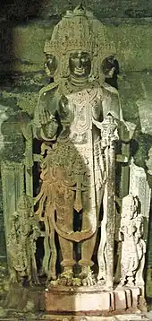 Chaturmukha Brahma image at Jain Temple