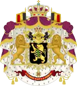Coat of arms of Leopold II and Albert I, 1865–1921