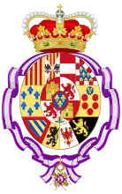 Isabella 's arms as Princess of Asturias