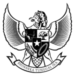 One of the early design of the coat of arms of United States of Indonesia (1949–1950)