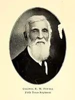 Sepia toned oval photo of an elderly whte-bearded man in civilian clothes