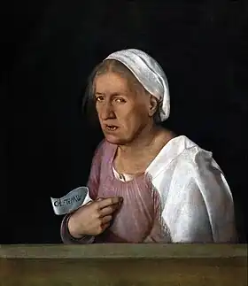 GiorgioneOld Woman, 68 × 59&nbsp;cm