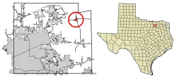 Location of Blue Ridge in Collin County, Texas