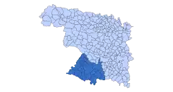 Location in the province of Zamora.